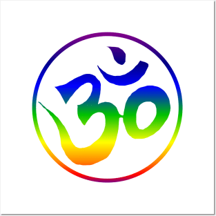 Sacred Spiritual Awakening Om Symbol Posters and Art